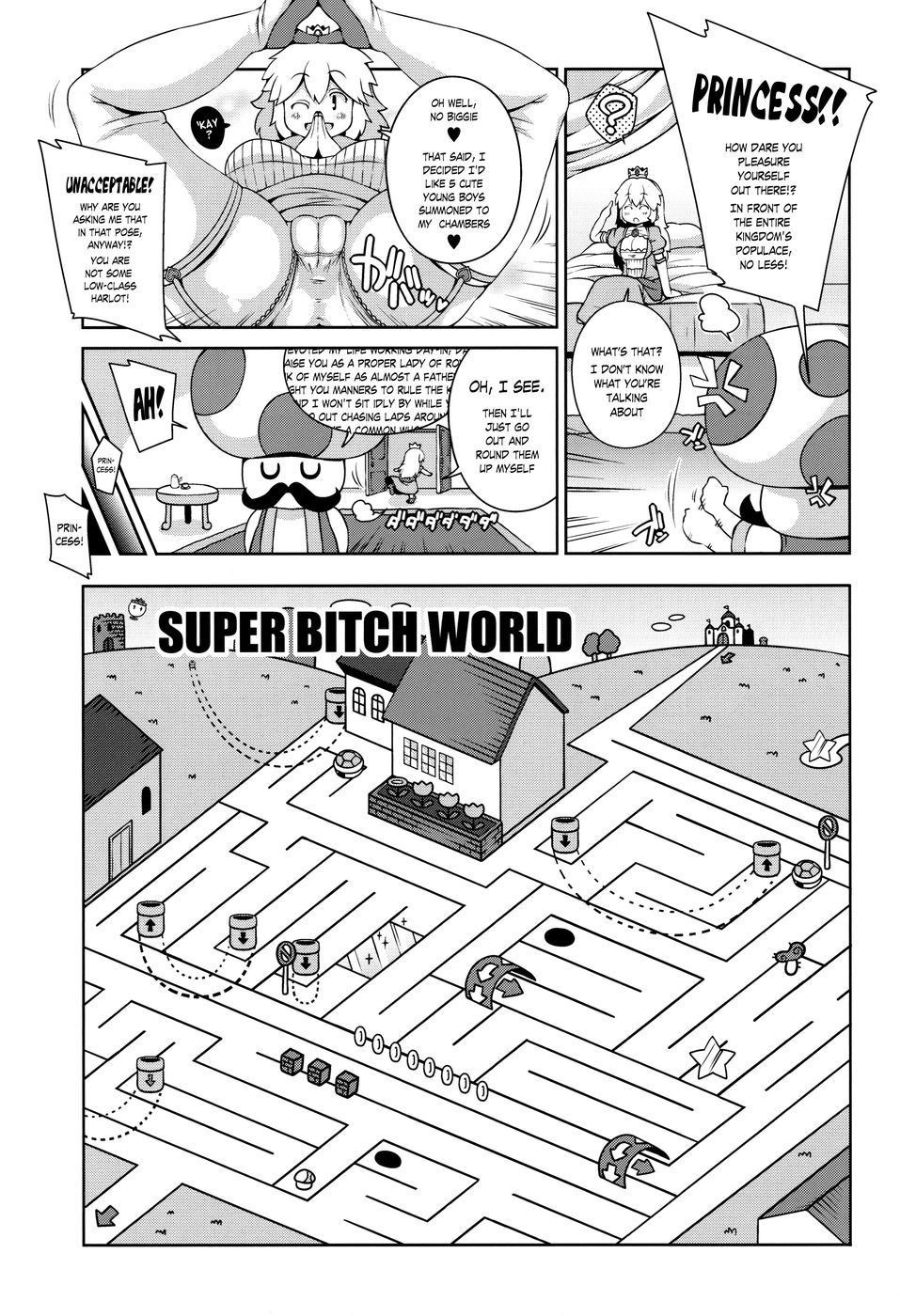 Hentai Manga Comic-SUPER BITCH WORLD-Read-6